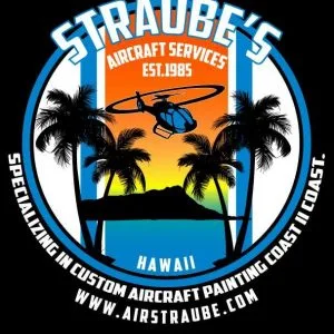 Straube's Hawaii Vinyl Location Logo Decal