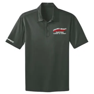 Men’s Heather Grey Port Authority Polo