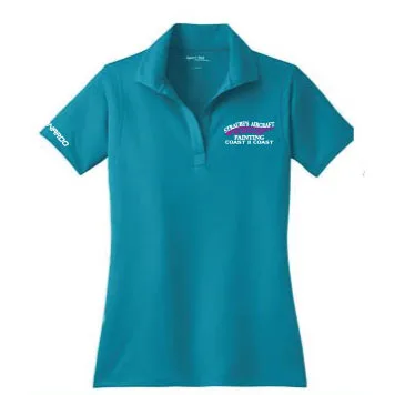 Women's Purple Sport Tee Miropique Polos - Image 3